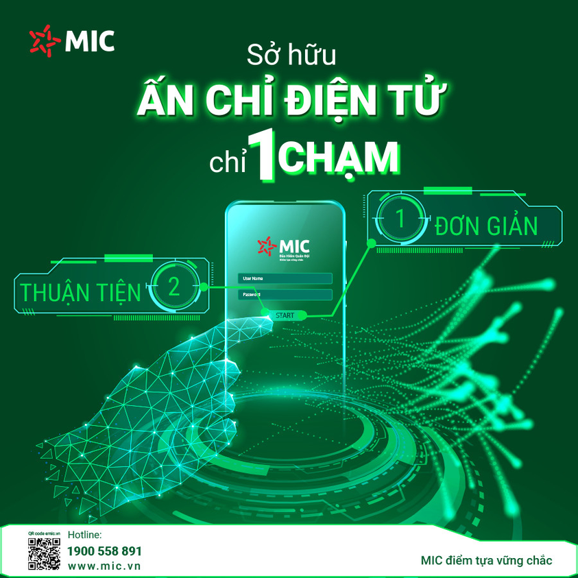 Bảo hiểm Quân đội tiên phong với ấn chỉ điện tử siêu tốc