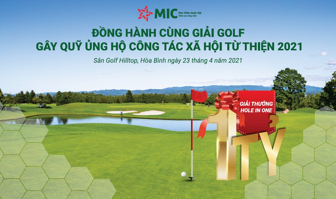 Bảo hiểm Quân đội đồng hành cùng giải golf gây Quỹ từ thiện của Hội doanh nhân trẻ Việt Nam
