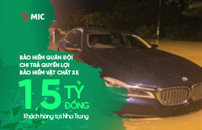 Bảo hiểm Quân đội chi trả bồi thường 1,5 tỷ đồng cho khách hàng tham gia Bảo hiểm vật chất ô tô 
