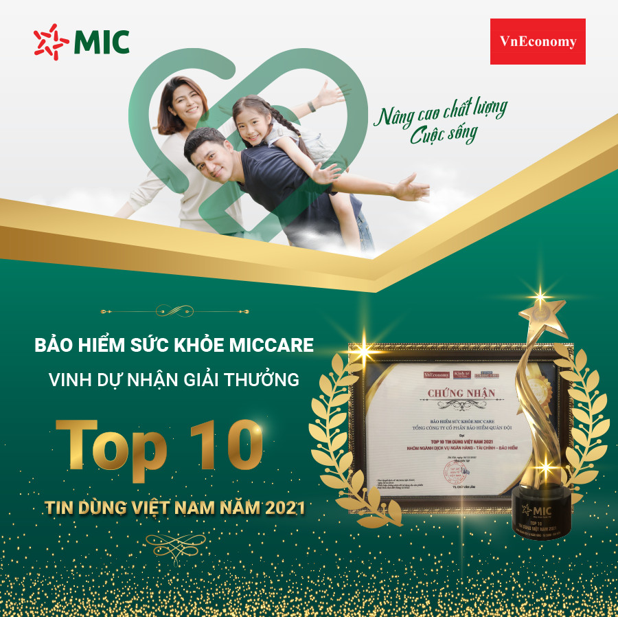 Bảo hiểm Quân đội tiếp tục ghi dấu ấn với Top 10 tin dùng Việt Nam 2021