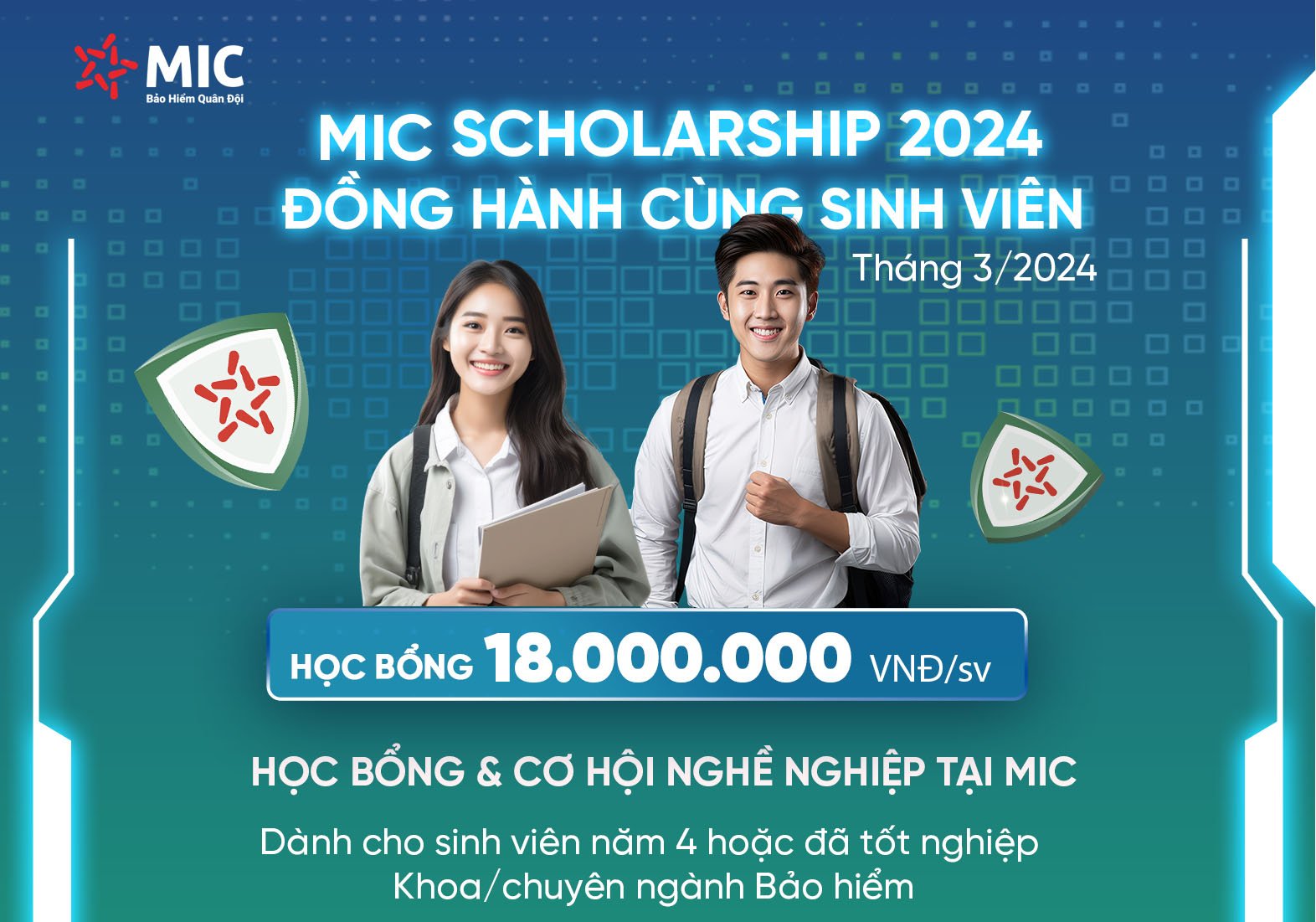 MIC Scholarship 2024- Đồng hành cùng sinh viên
