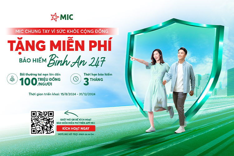 Bảo hiểm Quân đội tặng miễn phí bảo hiểm bình an 247, chung tay vì sức khỏe cộng đồng 