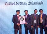 MB được vinh danh công ty niêm yết tốt nhất Việt Nam 2014