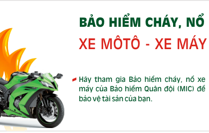 MIC ra mắt sản phẩm Bảo hiểm cháy nổ xe mô tô - xe máy