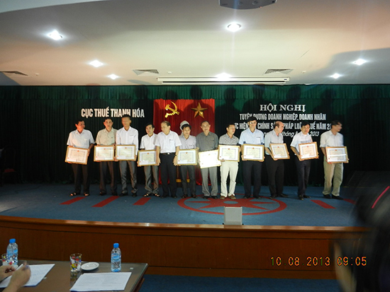 Tổng cục thuế khen thưởng các đơn vị MIC thực hiện tốt chính sách pháp luật thuế